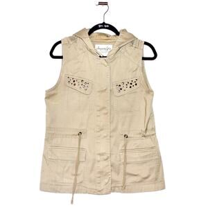 American Rag Army Green Vest Size Medium